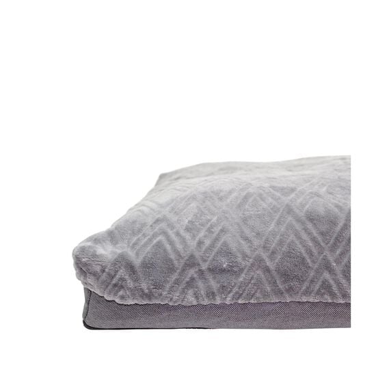 Textured Steel Grey Sky Bed Image NaN