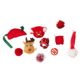 Ensemble cadeau bas de No&euml;l pour chats