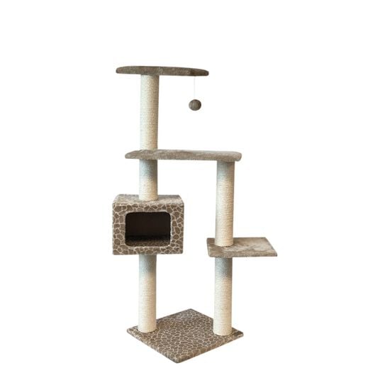 Casablanca Three Tiered Cat Tree with Scratching Post Image NaN