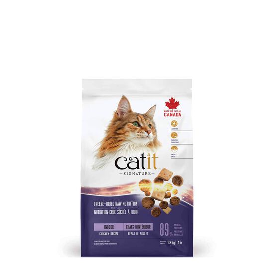 Signature Chicken Freeze-Dried Raw Nutrition for Indoor Cats, 1.8 kg Image NaN