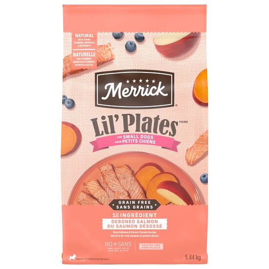Lil' Plates Grain Free Real Salmon and Sweet Potato Dry Food for Small Breed Dogs Image NaN