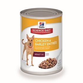 Adult 1-6 Chicken & Barley Entrée for Dogs, 370 g