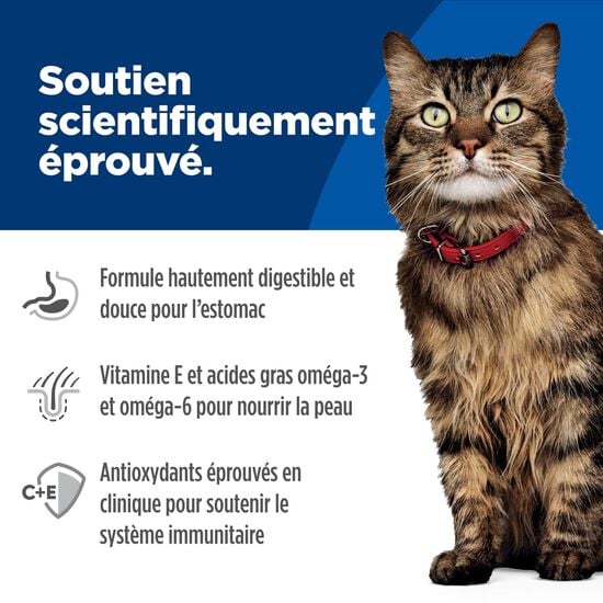 Adult Sensitive Stomach & Skin Chicken & Rice Dry Cat Food, 1.59 kg Image NaN