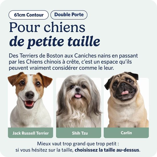 Cage pliante &agrave; deux portes pour chiens Image 5.0
