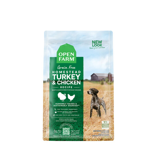 Nourriture sèche sans grains dinde et poulet pour chiens, 1,81 kg Image NaN