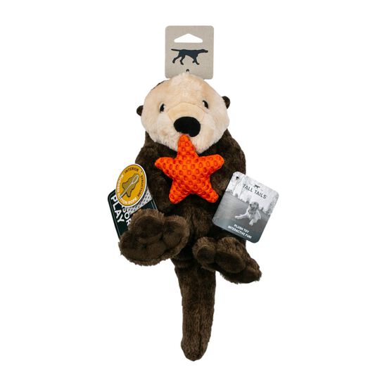 Peluche loutre avec couinement et corde pour chiens Image NaN