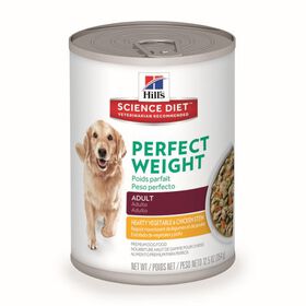 Ragoût nourrissant de légumes et de poulet « Perfect Weight » pour chiens adultes, 354 g