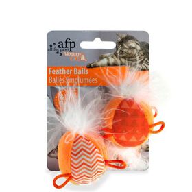 Feather ball toys with sound