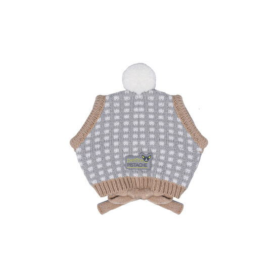 Knitted Hat with Pom-Pom for Small Dogs Image NaN