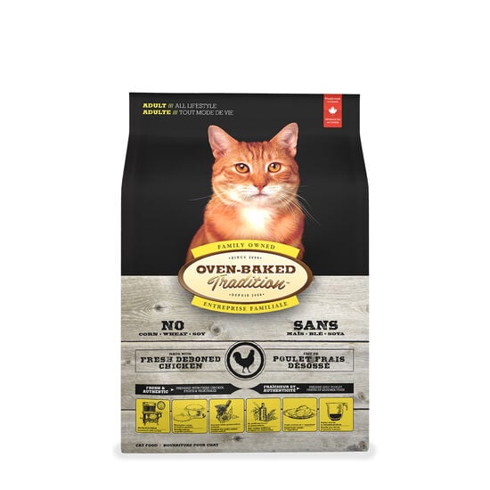 Holistic fresh deboned chicken dry food for adult cats Image NaN