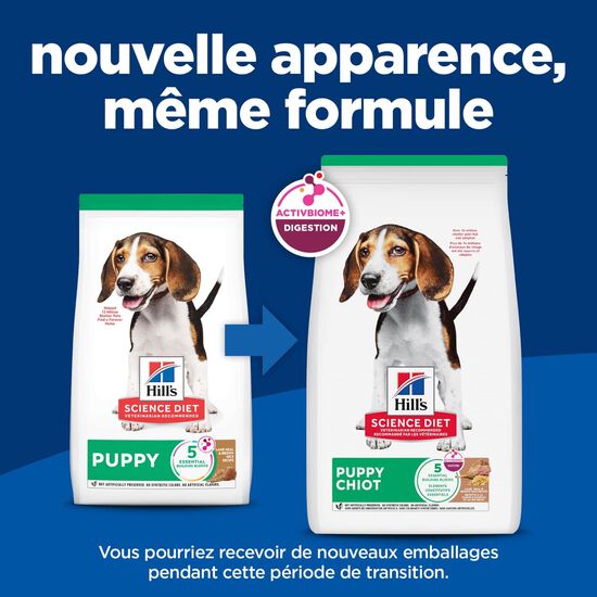 Nourriture sèche à la farine d’agneau et au riz brun pour chiots, 11,3 kg Image NaN