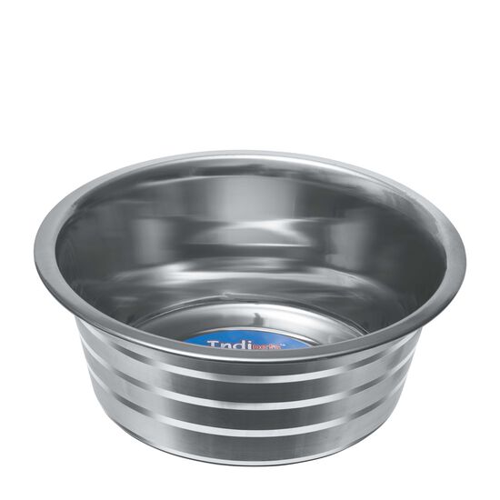 Silver stripes standard feeding bowl Image NaN
