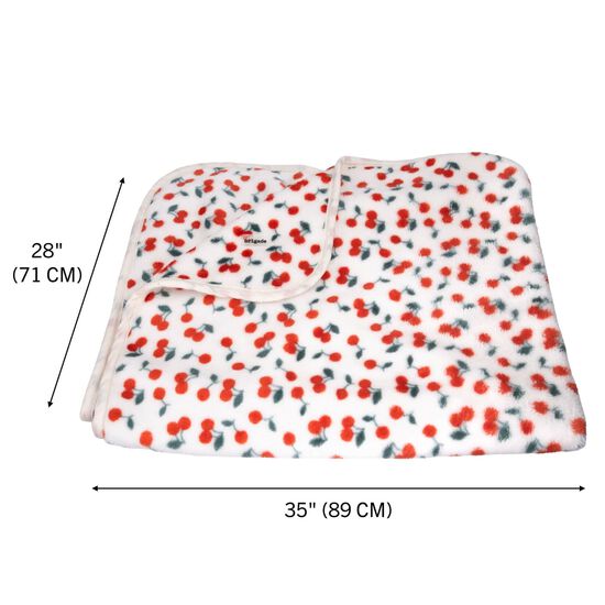 Couverture peluche pour animaux, Cerises Image NaN