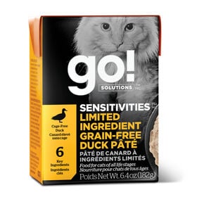 Pâté « Sensitivities » de canard à ingrédients limités sans grains pour chats, 182 g