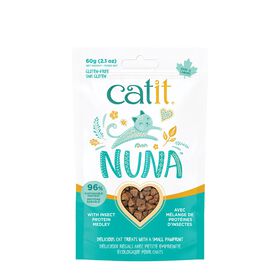 Gâteries Nuna avec protéines d'insectes pour chats