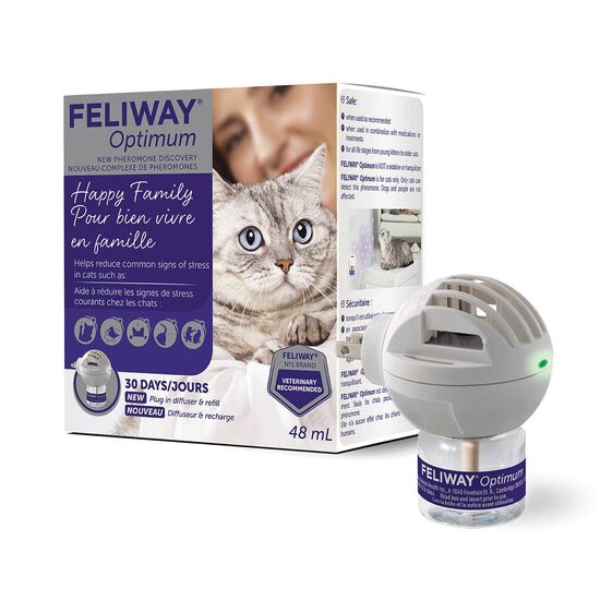 Ensemble de d&eacute;part diffuseur et recharge de 30 jours pour chats Image NaN