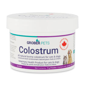 Colostrum bovin enti&egrave;rement naturel pour chats et chiens