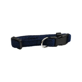 Mini Nylon Collar for Dogs, Navy Blue