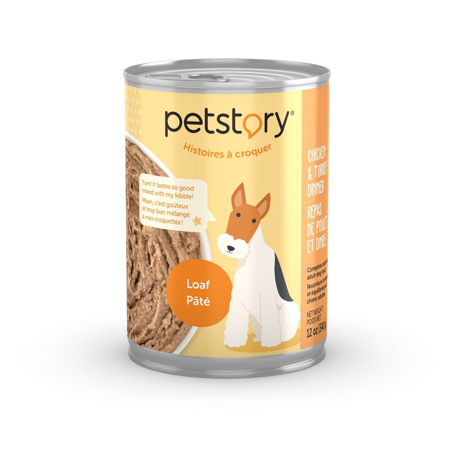 Chicken and Turkey Loaf in Gravy Dog Food Petstory | Mondou