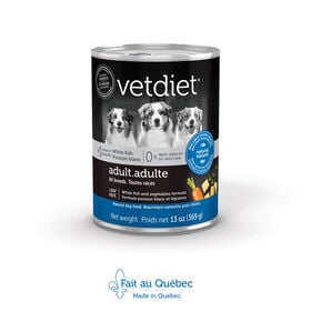 White fish wet food for adult dog