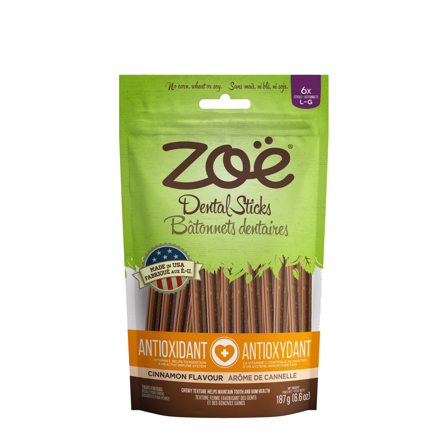 Zoe Antioxidant Dental Sticks Cinnamon