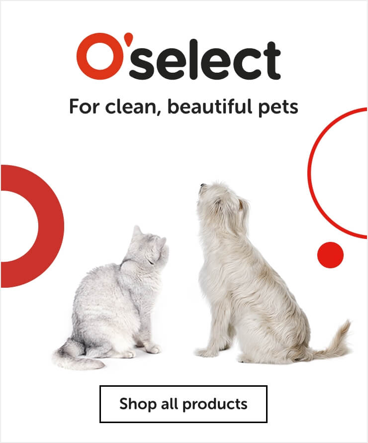 O'select For clean, beautiful pets