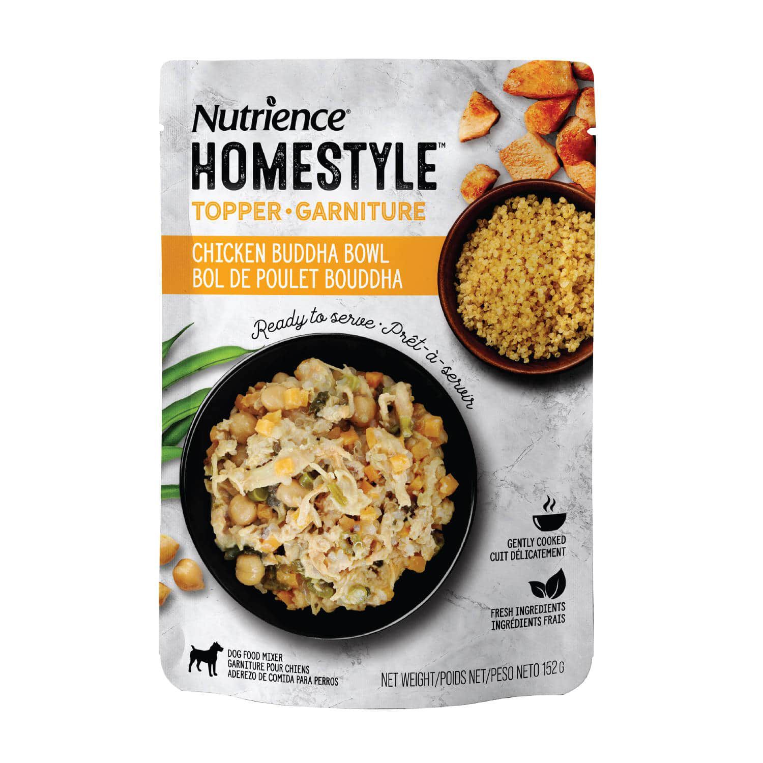 Garniture Style maison bol de poulet bouddha pour chiens, 152 g Nutrience