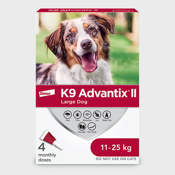 K9 Advantix® II - Protection for your dog, K9 Advantix® II kills fleas, ticks, mosquitoes and lice