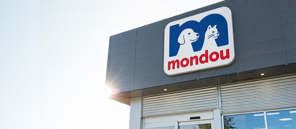 Plus de 100 magasins Mondou &agrave; travers le Qu&eacute;bec, au service du bien-&ecirc;tre animal