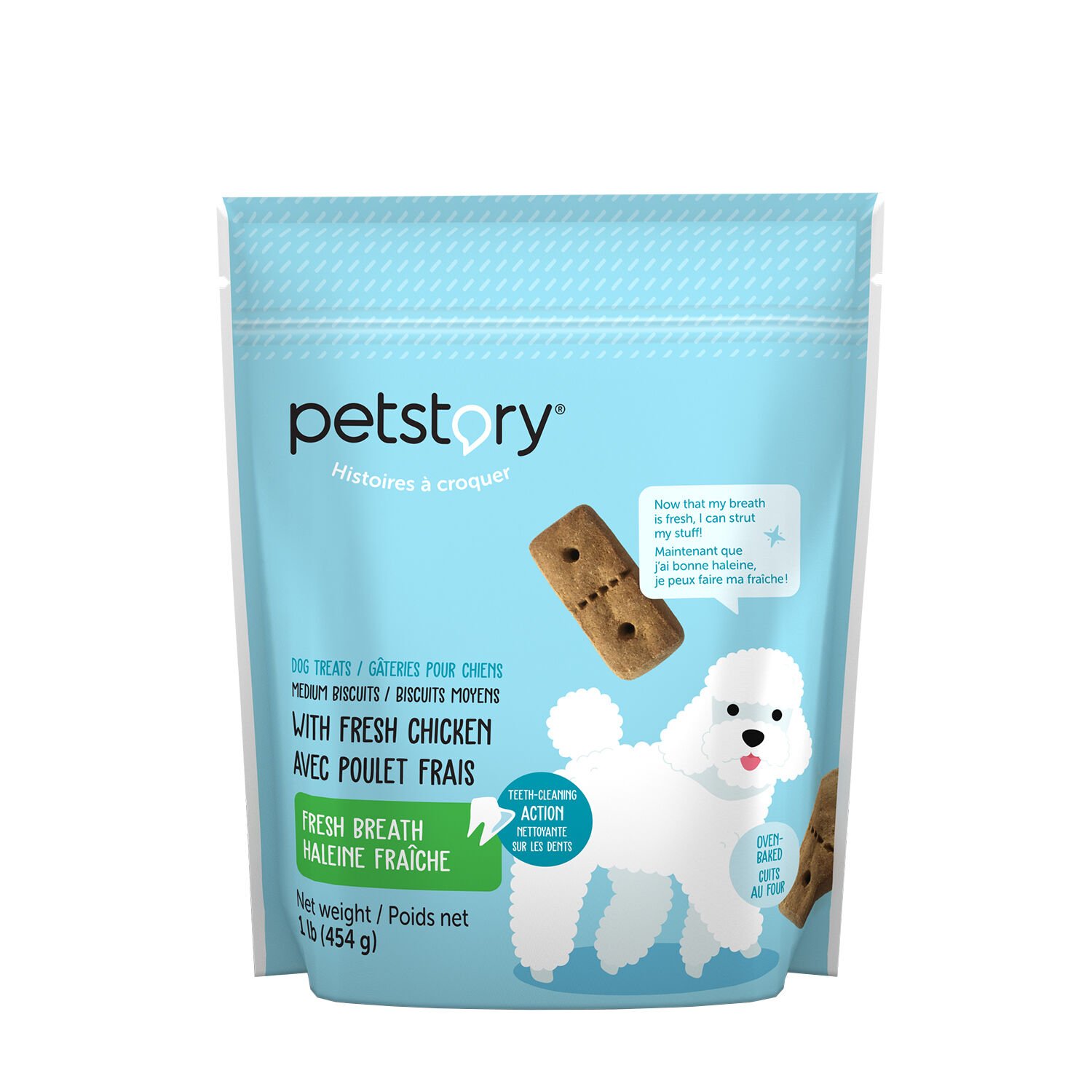 Petstory Fresh Breath Biscuits with Fresh Chicken