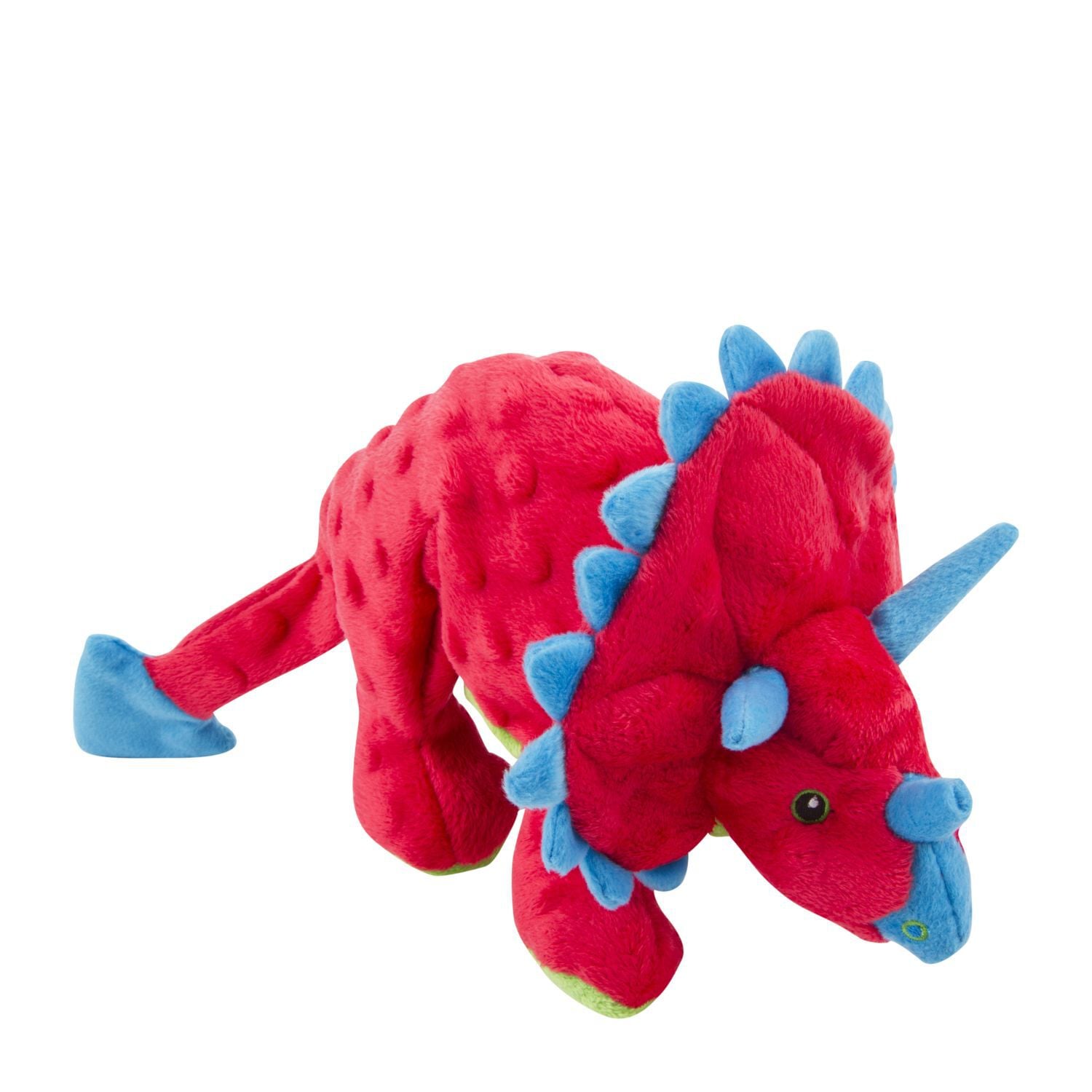 Jouet pour chiens avec couineur, Dinos Triceratops GoDog