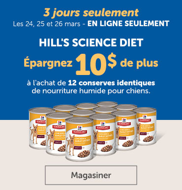 Économies sur la nourriture humide Hill's Science Diet