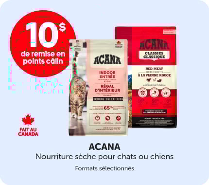 Épargnez jusqu’à 13 $ sur toute la nourriture sèche pour chats ou chiens Pro Plan.