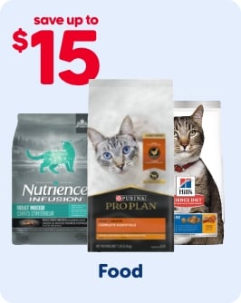SAVE UP TO $15 - Food for cats