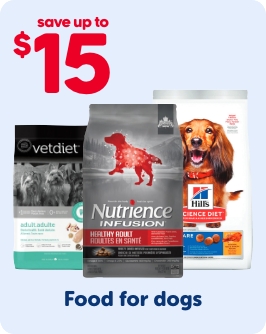 SAVE UP TO $15 - Food for dogs