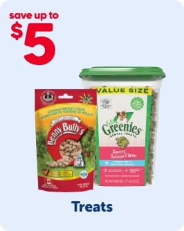 SAVE UP TO $5 - Treats