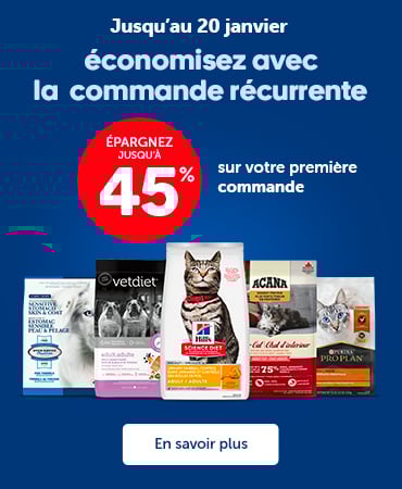 Épargnez jusqu'à 45 % sur votre première commande récurrente