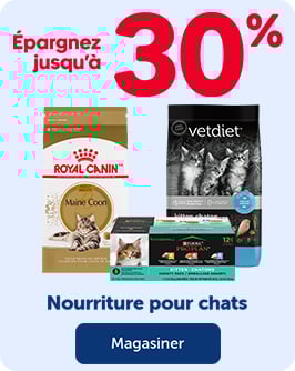 ÉPARGNEZ JUSQU'À 30% - Nourriture pour chats