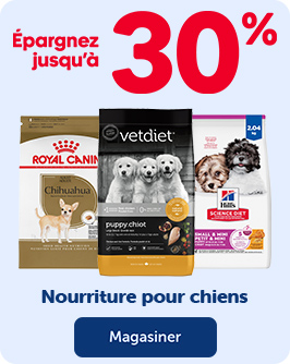 ÉPARGNEZ JUSQU'À 30% - Nourriture pour chiens