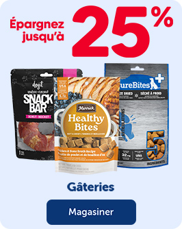 ÉPARGNEZ JUSQU'À 25% - Gâteries