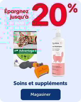 ÉPARGNEZ JUSQU'À 20% - Soins et suppléments