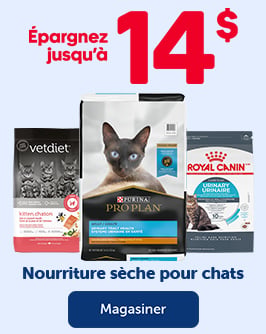 Épargnez jusqu'à 14$ - Nourriture pour chats