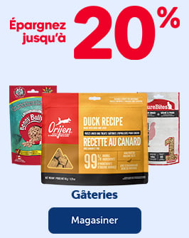 ÉPARGNEZ JUSQU'À 20% - Gâteries