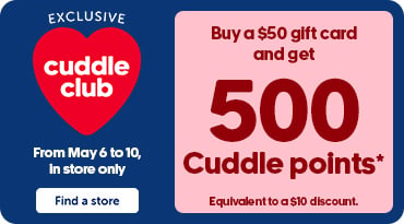 Promotional visual featuring a dog lying on a cushion, with the text “Save up to 20% on selected products” and a “See our offers” button, alongside the heading “Your monthly savings.”

