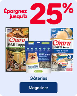 ÉPARGNEZ JUSQU'À 25% - Gâteries