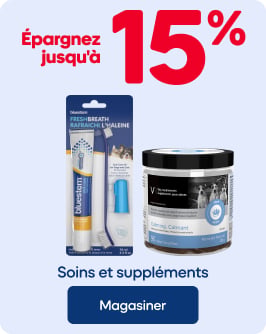 ÉPARGNEZ JUSQU'À 15% - Soins et suppléments