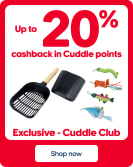 Up to 20% back on Cuddle points