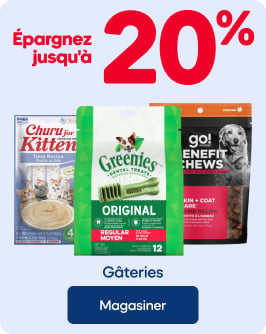 ÉPARGNEZ JUSQU'À 20% - Gâteries