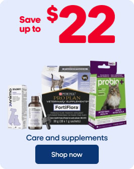 Save up to $22 - Care and supplements