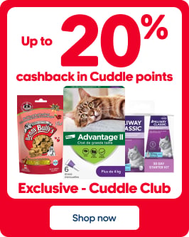 Up to 20% back on Cuddle points